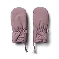 Wheat Mittens tech m/zipper - Dry lilac